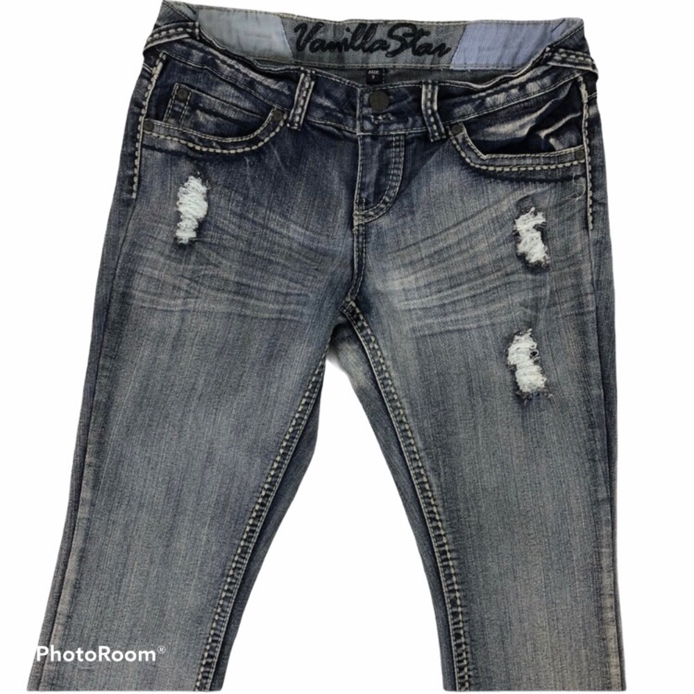 Vanilla Star Distressed Crop Jeans Size 9 Women’s